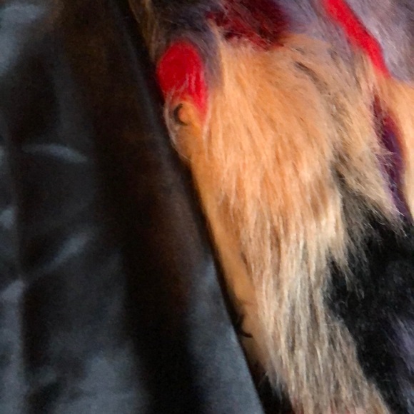 ⚡️New! Gianni Bini multi color faux fur vest- S,M - Picture 8 of 8